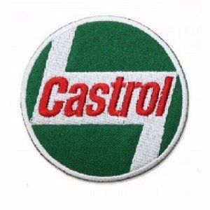 Castrol Oil Embroidered Iron-On Sew-On Patch - NEW